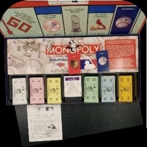 Monopoly Board Game~Bank of America~ MLB Edition~NIB~Factory Sealed~2005